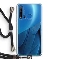 CaseCompany Pauw: Huawei P20 Lite (2019) Transparant Hoesje met koord