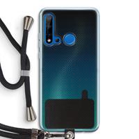 CaseCompany Musketon Halftone: Huawei P20 Lite (2019) Transparant Hoesje met koord