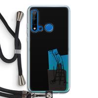 CaseCompany Musketon Painter: Huawei P20 Lite (2019) Transparant Hoesje met koord