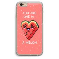 CaseCompany One In A Melon: iPhone 6 Plus / 6S Plus Transparant Hoesje