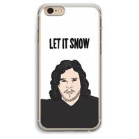 CaseCompany Let It Snow: iPhone 6 Plus / 6S Plus Transparant Hoesje