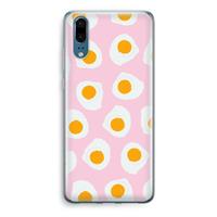 CaseCompany Dancing eggs: Huawei P20 Transparant Hoesje