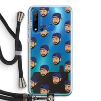 CaseCompany Drake Away: Huawei P20 Lite (2019) Transparant Hoesje met koord