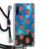 CaseCompany Kanye Call Me℃: Huawei P20 Lite (2019) Transparant Hoesje met koord