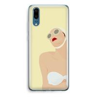 CaseCompany Summer: Huawei P20 Transparant Hoesje