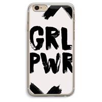 CaseCompany Girl Power #2: iPhone 6 Plus / 6S Plus Transparant Hoesje