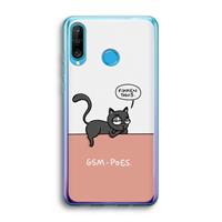 CaseCompany GSM poes: Huawei P30 Lite Transparant Hoesje