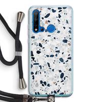 CaseCompany Terrazzo N°1: Huawei P20 Lite (2019) Transparant Hoesje met koord