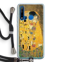 CaseCompany Der Kuss: Huawei P20 Lite (2019) Transparant Hoesje met koord