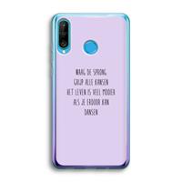 CaseCompany Sprong: Huawei P30 Lite Transparant Hoesje