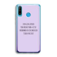 CaseCompany Tequila: Huawei P30 Lite Transparant Hoesje