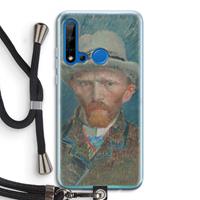 CaseCompany Van Gogh: Huawei P20 Lite (2019) Transparant Hoesje met koord