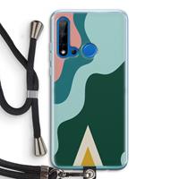 CaseCompany Noor B: Huawei P20 Lite (2019) Transparant Hoesje met koord