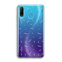 CaseCompany Hipster stripes: Huawei P30 Lite Transparant Hoesje