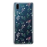 CaseCompany Small white flowers: Huawei P20 Transparant Hoesje