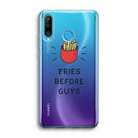 CaseCompany Fries before guys: Huawei P30 Lite Transparant Hoesje