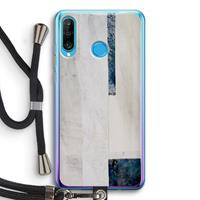 CaseCompany Meet you there: Huawei P30 Lite Transparant Hoesje met koord