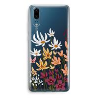 CaseCompany Painted wildflowers: Huawei P20 Transparant Hoesje