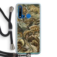 CaseCompany Haeckel Lacertilia: Huawei P20 Lite (2019) Transparant Hoesje met koord