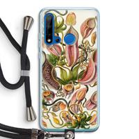 CaseCompany Haeckel Nepenthaceae: Huawei P20 Lite (2019) Transparant Hoesje met koord