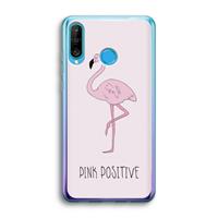 CaseCompany Pink positive: Huawei P30 Lite Transparant Hoesje