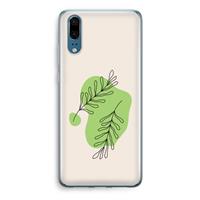 CaseCompany Beleaf in you: Huawei P20 Transparant Hoesje
