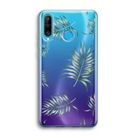 CaseCompany Simple leaves: Huawei P30 Lite Transparant Hoesje