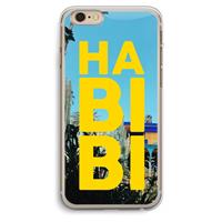 CaseCompany Habibi Majorelle : iPhone 6 Plus / 6S Plus Transparant Hoesje