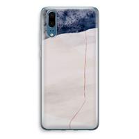CaseCompany Stone White: Huawei P20 Transparant Hoesje