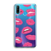 CaseCompany Bite my lip: Huawei P30 Lite Transparant Hoesje