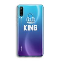 CaseCompany King zwart: Huawei P30 Lite Transparant Hoesje