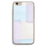 CaseCompany Square pastel: iPhone 6 Plus / 6S Plus Transparant Hoesje