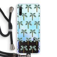 CaseCompany Paradise: Huawei P Smart Pro Transparant Hoesje met koord