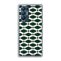 CaseCompany Moroccan tiles: Oppo Find X3 Neo Transparant Hoesje
