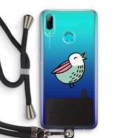 CaseCompany Birdy: Huawei P Smart (2019) Transparant Hoesje met koord