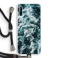 CaseCompany Zee golf: Huawei P Smart Pro Transparant Hoesje met koord