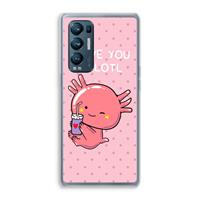 CaseCompany Love You A Lotl: Oppo Find X3 Neo Transparant Hoesje