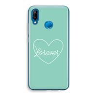 CaseCompany Forever heart pastel: Huawei P20 Lite Transparant Hoesje