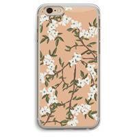 CaseCompany Blossoming spring: iPhone 6 Plus / 6S Plus Transparant Hoesje