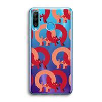 CaseCompany Dogs: Huawei P30 Lite Transparant Hoesje