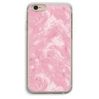 CaseCompany Abstract Painting Pink: iPhone 6 Plus / 6S Plus Transparant Hoesje