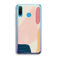 CaseCompany Saturday Flow: Huawei P30 Lite Transparant Hoesje