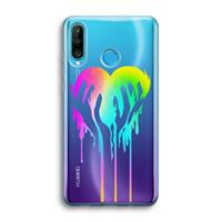 CaseCompany Hold My Heart: Huawei P30 Lite Transparant Hoesje