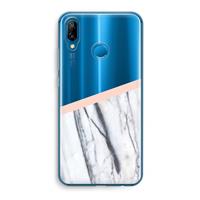 CaseCompany A touch of peach: Huawei P20 Lite Transparant Hoesje