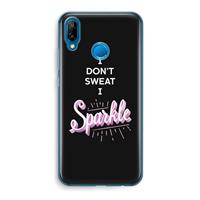CaseCompany Sparkle quote: Huawei P20 Lite Transparant Hoesje
