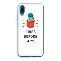 CaseCompany Fries before guys: Huawei P20 Lite Transparant Hoesje