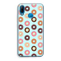 CaseCompany Donuts: Huawei P20 Lite Transparant Hoesje