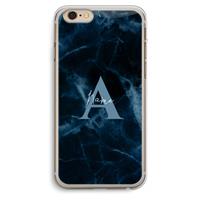 CaseCompany Midnight Marble: iPhone 6 Plus / 6S Plus Transparant Hoesje