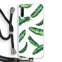 CaseCompany Lange bladeren: Huawei P Smart Pro Transparant Hoesje met koord