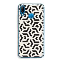 CaseCompany Crazy pattern: Huawei P20 Lite Transparant Hoesje
